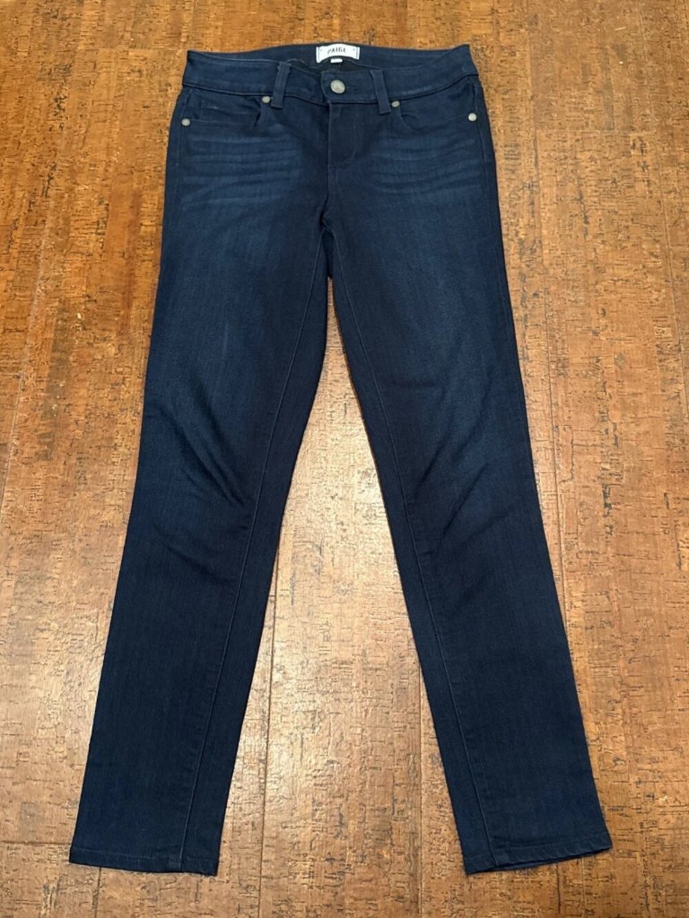 Paige 26 Verdugo Crop Jeans Dark Wash Denim